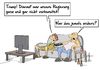 Cartoon: Vorbereitet (small) by Marcus Gottfried tagged us,wahl,hillary,clinton,donald,trump,europa,entsetzen,furcht,vorbereitet,wahlergebnis,überraschung,immer,freunde,marcus,gottfried,cartoon,karikatur