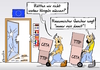 Cartoon: vorher klingeln (small) by Marcus Gottfried tagged lieferung,lieferservice,claude,junker,luxemburg,ttip,ceta,freihandelsabkommen,europa,eu,parlament,nation,frage,anfrage,mitbestimmung,übergehen,klingeln,klingel,einbruch,freunde,marcus,gottfried,cartoon,karikatur