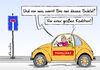 Cartoon: Warnschild (small) by Marcus Gottfried tagged warnung,warnschild,sackgasse,spd,cdu,koalition,merkel,seehofer,gabriel,fahrschule,interpretation,gefahr,verkehr,strasse,auto,unterricht,lernen,freude,marcus,gottfried,cartoon,karikatur