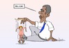 Cartoon: Yes I Can (small) by Marcus Gottfried tagged obama,merkel,marcus,gottfried,cartoon,karikatur,puppe,strings,marionette,handpuppe,führen,puppenspieler,leiter,europa,geheimdienst,souveränität,eigenständigkeit,abhängigkeit,einmischung,selbstständigkeit,regierung,usa