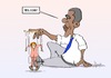 Cartoon: Yes I Can (small) by Marcus Gottfried tagged obama,merkel,marcus,gottfried,cartoon,karikatur,puppe,strings,marionette,handpuppe,führen,puppenspieler,leiter,europa,geheimdienst,souveränität,eigenständigkeit,abhängigkeit,einmischung,selbstständigkeit,regierung,usa