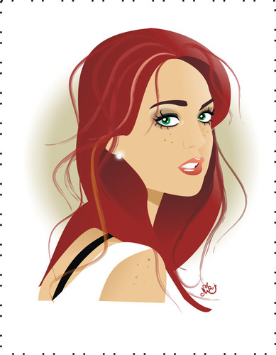 Cartoon: Lindsay Lohan (medium) by Nicoleta Ionescu tagged lindsay,lohan