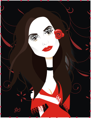 Cartoon: Penelope Cruz (medium) by Nicoleta Ionescu tagged penelope,cruz