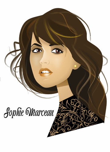 Cartoon: Sophie Marceau (medium) by Nicoleta Ionescu tagged sophie,marceau,woman,james,bond,beauty,frau,007,girl,schönheit,mode