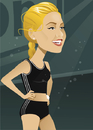 Cartoon: Anna Kournikova (small) by Nicoleta Ionescu tagged anna,kournikova,tennis,player