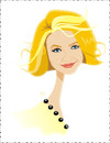 Cartoon: Cameron Diaz (small) by Nicoleta Ionescu tagged cameron diaz caricature cartoon protrait marry angel face smile woman fashion model blonde light