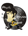 Cartoon: Elvis Presley (small) by Nicoleta Ionescu tagged elvis,presley,music,king,rock,and,roll