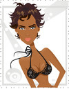 Cartoon: Halle Berry (small) by Nicoleta Ionescu tagged halle berry caricature oscar woman porrait cartoon beautiful model