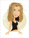 Cartoon: Jessica Biel (small) by Nicoleta Ionescu tagged jessica biel