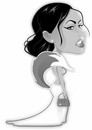 Cartoon: Megan Fox (small) by Nicoleta Ionescu tagged megan fox