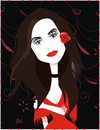 Cartoon: Penelope Cruz (small) by Nicoleta Ionescu tagged penelope cruz