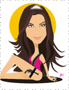 Cartoon: Sandra Bullock (small) by Nicoleta Ionescu tagged sandra,bullock,woman,portret,miss,congeniality,beauty,queen,pretty,face,wonder,secret,agent