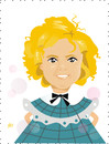 Cartoon: Shirley Temple (small) by Nicoleta Ionescu tagged shirley temple