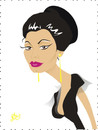 Cartoon: Sophia Loren (small) by Nicoleta Ionescu tagged sophia,loren,italy,actress,beauty,oscar,academy,award