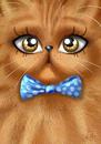 Cartoon: The Persian Cat (small) by Nicoleta Ionescu tagged persian,cat,character,sweet,cute