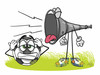 Cartoon: Vuvuzela... (small) by Nicoleta Ionescu tagged vuvuzela