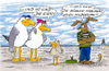 Cartoon: Problematik Mindestlohn (small) by marka tagged mindestlohn,ostern,an,der,küste