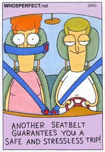 seatbelt By WHOSPERFECT | Love Cartoon | TOONPOOL