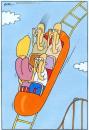 Cartoon: achterbahn (small) by WHOSPERFECT tagged achterbahn