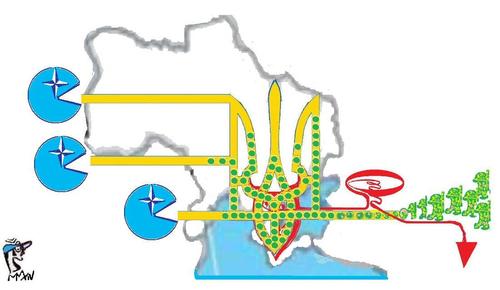 Cartoon: WAR UKRAYNA GAME (medium) by STOPS tagged ukrayna,gas,green,men,nato