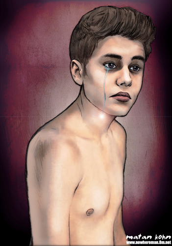 Cartoon: justin bieber (medium) by matan_kohn tagged justin,bieber,matan,kohn