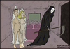 Cartoon: Angel of Death (small) by matan_kohn tagged angel,of,death,hiv,aids,kill,condom,sex,love,funny,matan,kohn