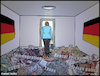 Cartoon: Angela merkel leaving (small) by matan_kohn tagged angela,merkel,leaving,angelamerkel,funny,politics,germany,covid19,imigration,tax,sad,history