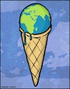 Cartoon: Its so hot (small) by matan_kohn tagged whether,global,worming,globalworming,temperature,earth,icecream,melting,caricature,funny,illustration,art,digitalart,sad,space,thefuture,hot,sweting,food,theendoftheworld,gag,meme,love,healtheworld