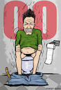 Cartoon: poop man (small) by matan_kohn tagged poop,pooping,toilet,shit,man,effort,00,joke,hilarious