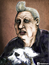 Cartoon: Tintin as an old man (small) by matan_kohn tagged tintin,old,man,herge,comics,toon,funny,dog,matan,kohn