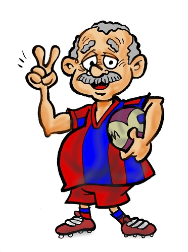 Cartoon: BARCELONA (medium) by SOLER tagged futbol,barcelona,deporte