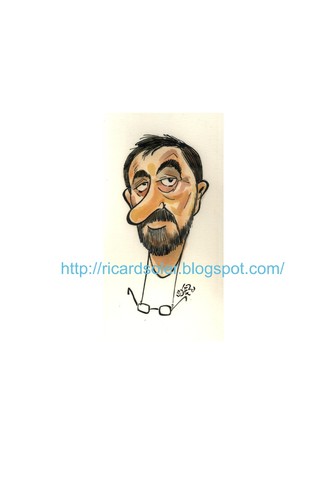 Cartoon: RETRATO DE AVI (medium) by SOLER tagged retrato,avi,caricatura