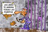 Cartoon: EL LIBRO (small) by SOLER tagged libro,preso,llave
