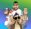 Cartoon: MALVIVIENDO (small) by SOLER tagged malviviendo,buscar,encontrar