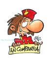 Cartoon: UN PROGRAMA DE RADIO (small) by SOLER tagged radio,ayudante,amigo