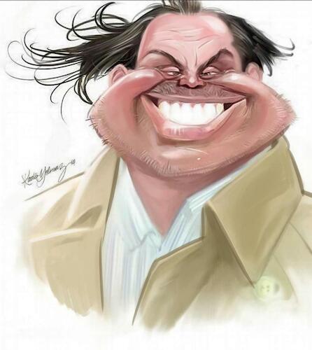 Cartoon: Jack Nicholson (medium) by kadiryilmaz tagged jack,nicholsonsahb,batman,cartoon,character,des