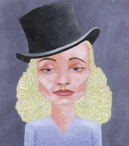 Cartoon: Marlene Dietrich (medium) by Davor tagged marlene,dietrich,woman