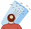 Cartoon: Flying Away (small) by Davor tagged alopecia hair loss comb man