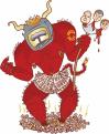 Cartoon: Media Devil (small) by Davor tagged media,devil,newspaper,press,money,tv,medien,presse,teufel,geld