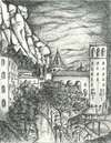 Cartoon: Montserrat (small) by catalantrader tagged church