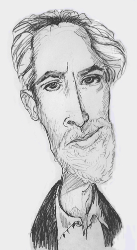 Cartoon: J. M. Coetzee (medium) by frostyhut tagged coetzee,southafrica,writer,english,dutch,author