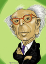Cartoon: Aaron Copland (small) by frostyhut tagged aaron copland composer music classical american