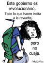 Cartoon: dormidos (small) by LaRataGris tagged revolucion