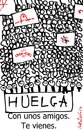 Cartoon: en la calle (small) by LaRataGris tagged huelga