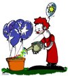 Cartoon: Plantando esperanza (small) by LaRataGris tagged laratagris,esperanza