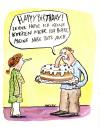 Cartoon: Happy Birthday (small) by Kossak tagged birthday,geburtstag,nase,nose,cake,torte,kerzen,candles,geburtstagstorte