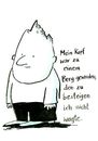 Cartoon: Mein Kopf... (small) by Kossak tagged kopf,head,berg,mountain,traum,dream,selbsterkenntnis,gedanken,thoughts
