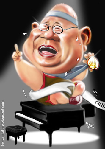 Cartoon: Jaya Suprana (medium) by Fivi tagged caricature,jayasuprana