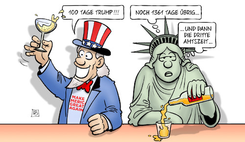 100 Tage Trump und Open End 100 Tage Trump und Open End