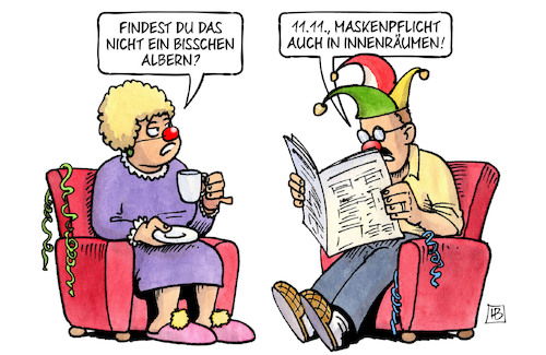 11.11.-Maskenpflicht